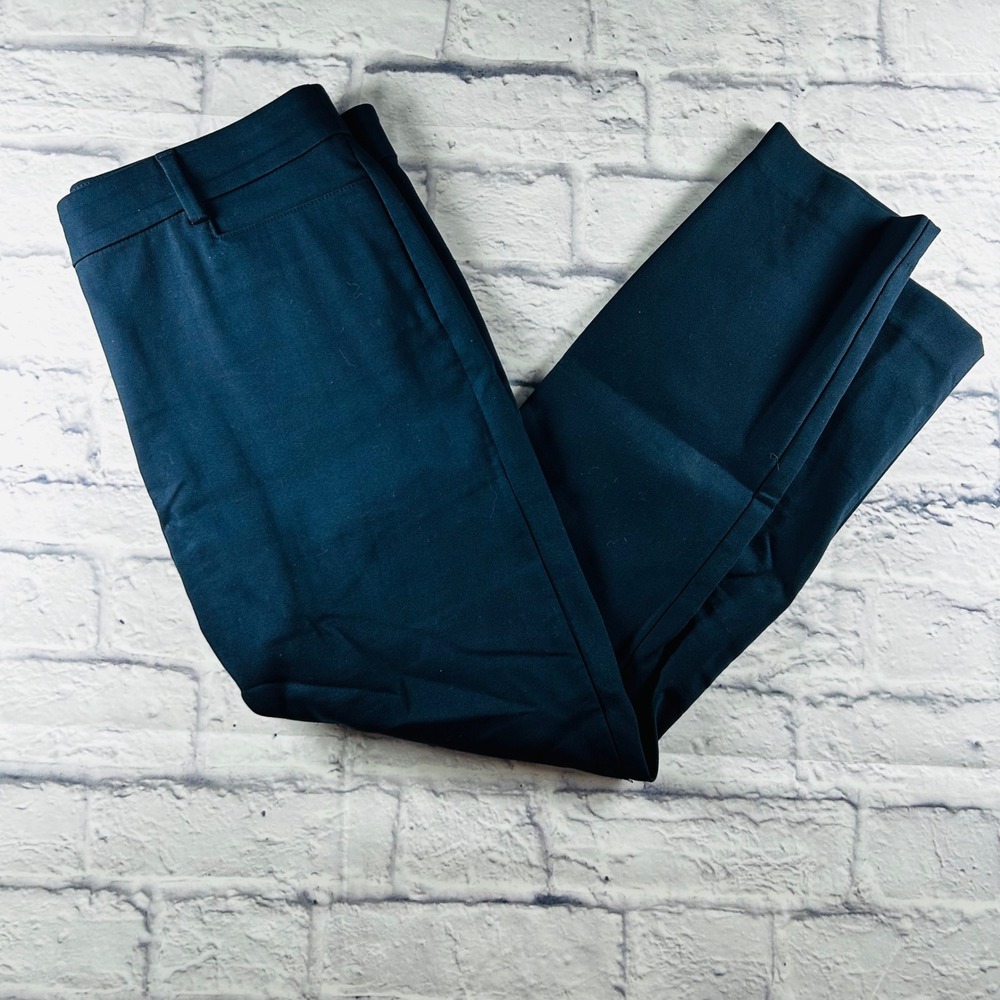 Loft Petites The Skinny Black Dress Pants Women's 10P Slim Fit Workwear Trousers